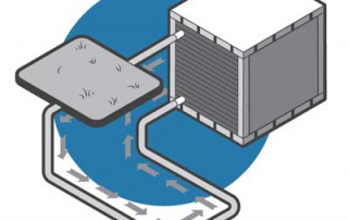 geothermal heat pump illustration