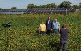 Greg Miller and Neilsens solar field