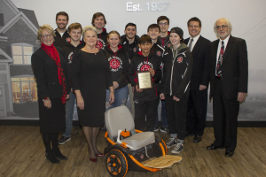 Robotics team with 4 board directors