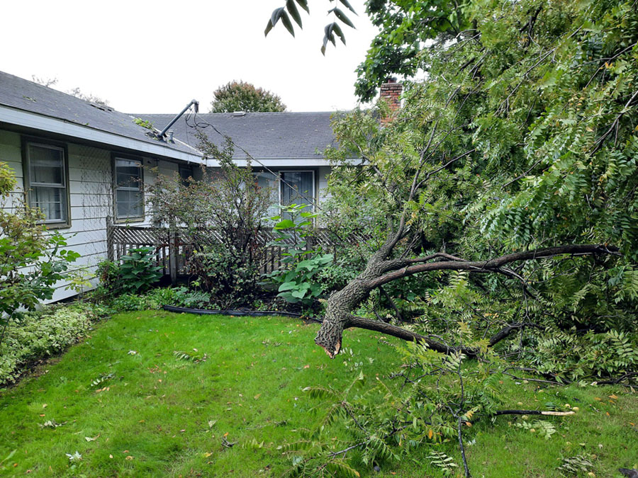 storm damage photo