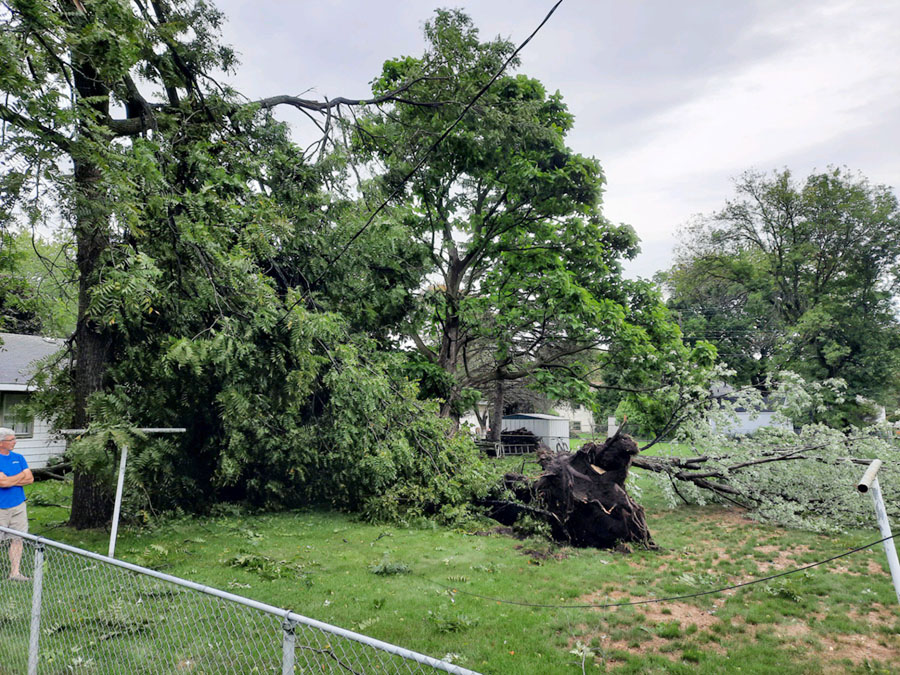 storm damage photo