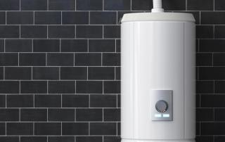 an electric water heater