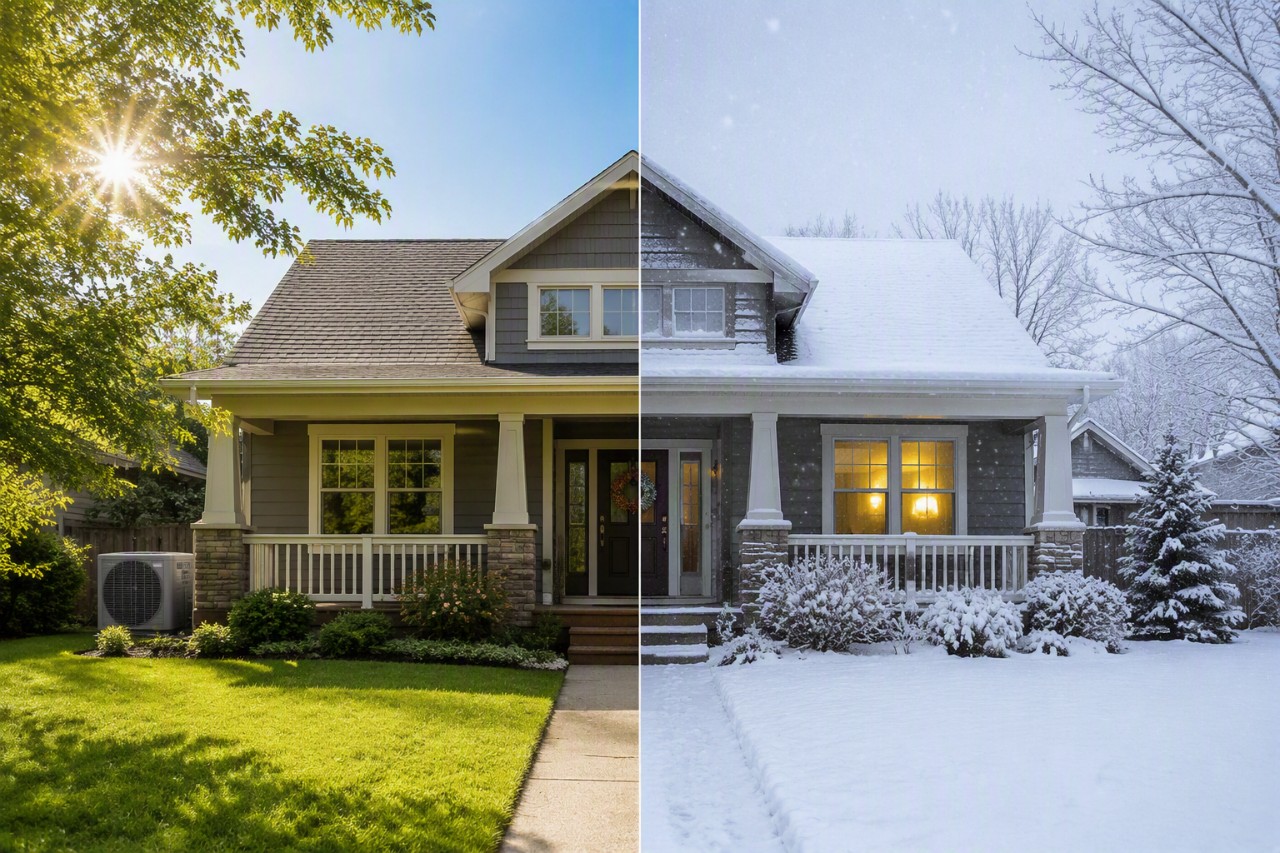 Splitscreen home in seasons